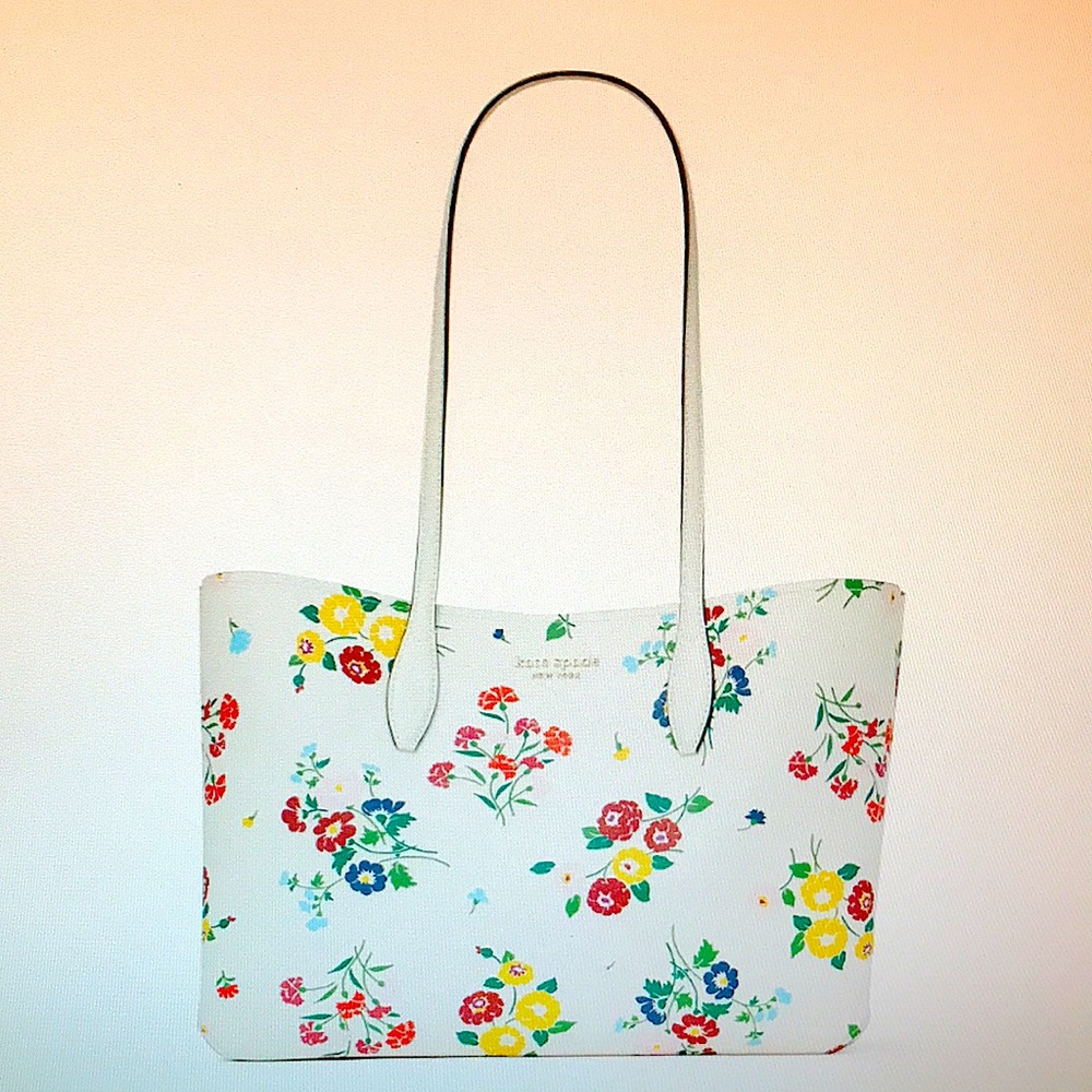 Kate Spade All Day Bouquet Toss Floral Large Tote BNWT - Picture 2 of 9